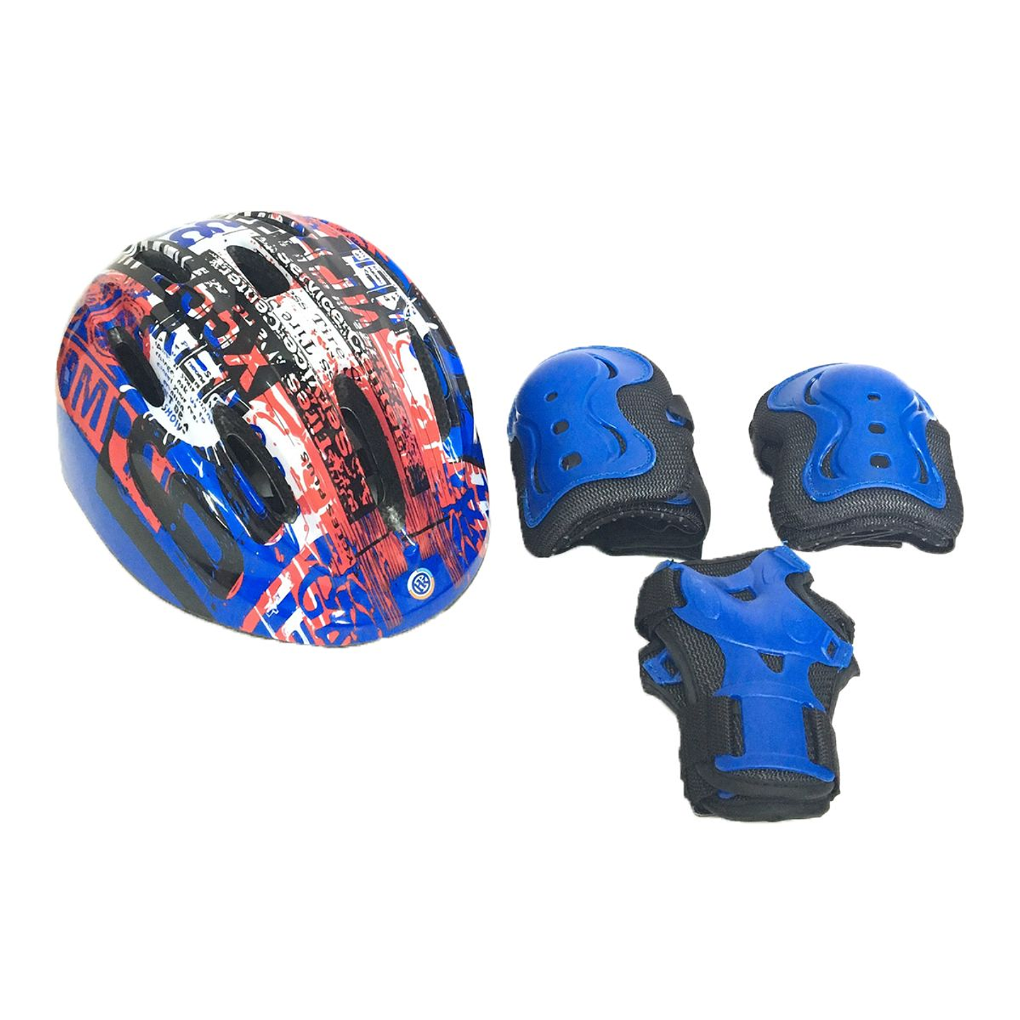 Set de casco y protecciones Hook Azul HK-331 3
