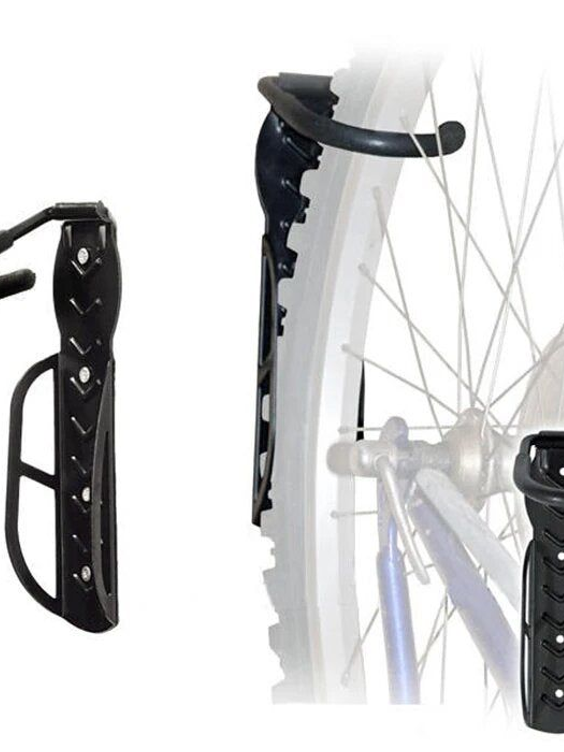Gancho porta bicicletas- soporte de pared muro 1