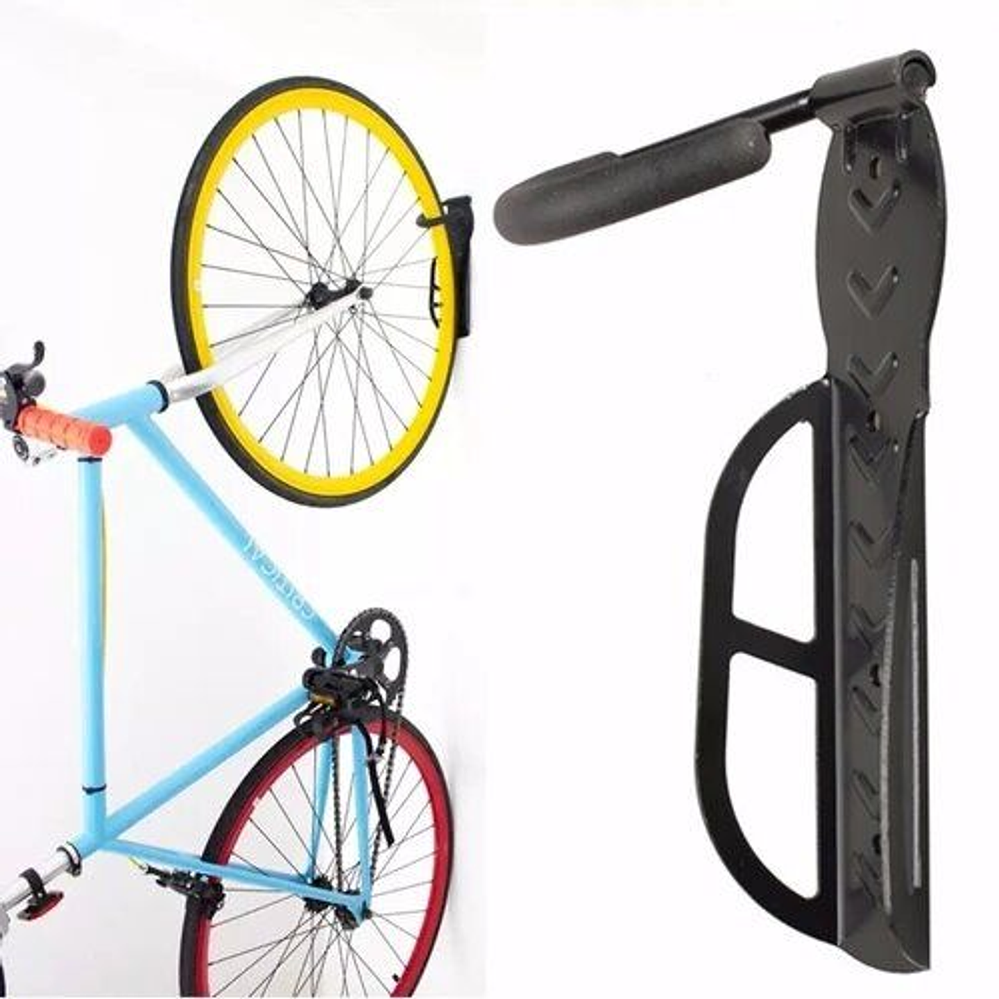 Gancho porta bicicletas- soporte de pared muro 3