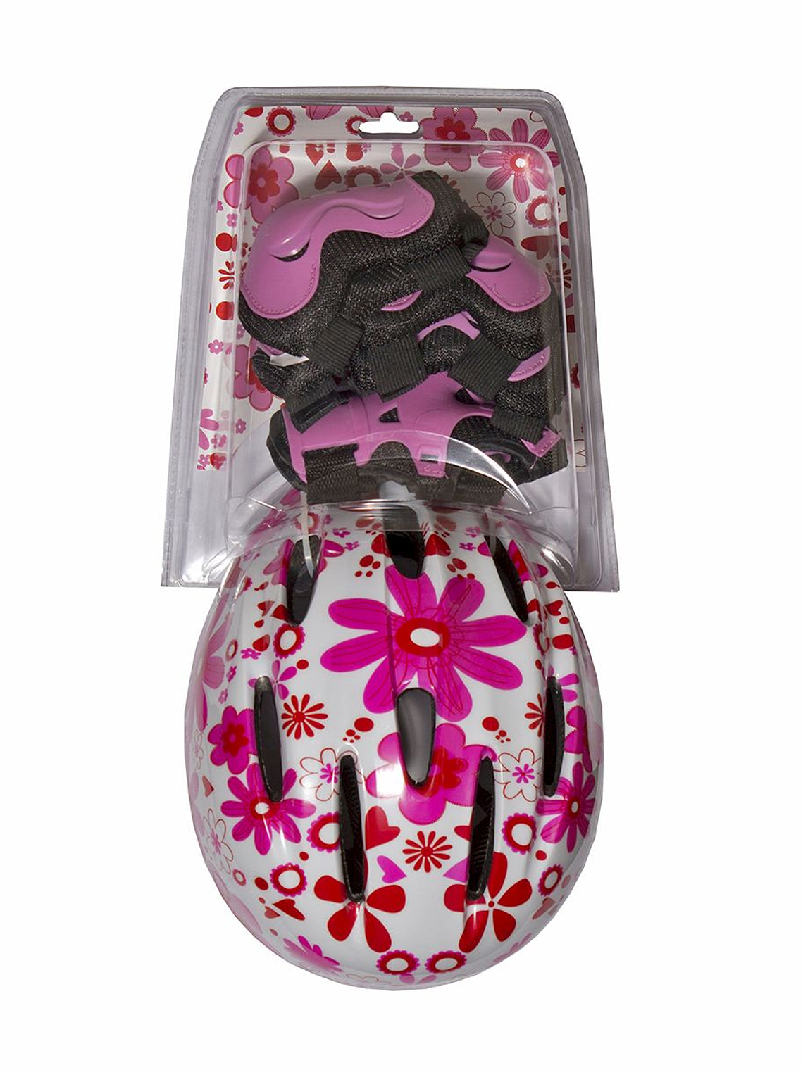 Set de casco y protecciones Hook Rosado HK-330 2