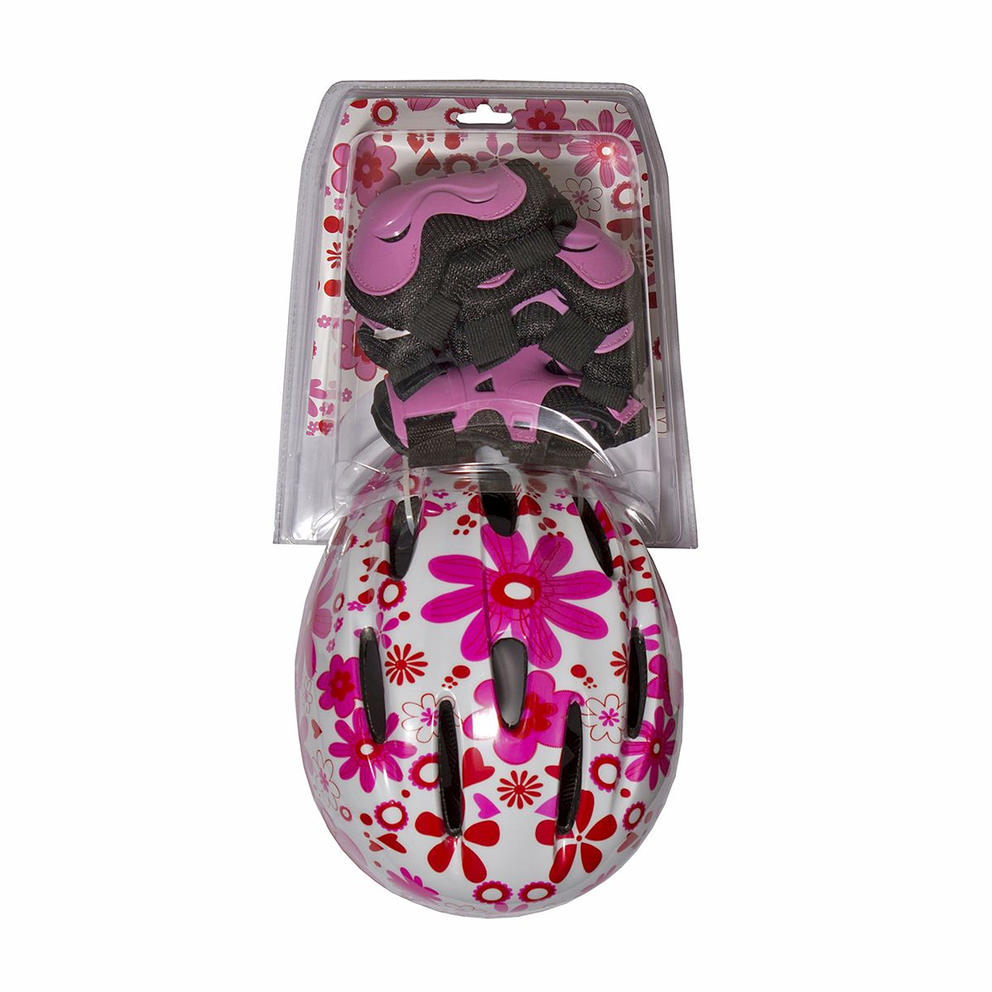 Set de casco y protecciones Hook Rosado HK-330 2