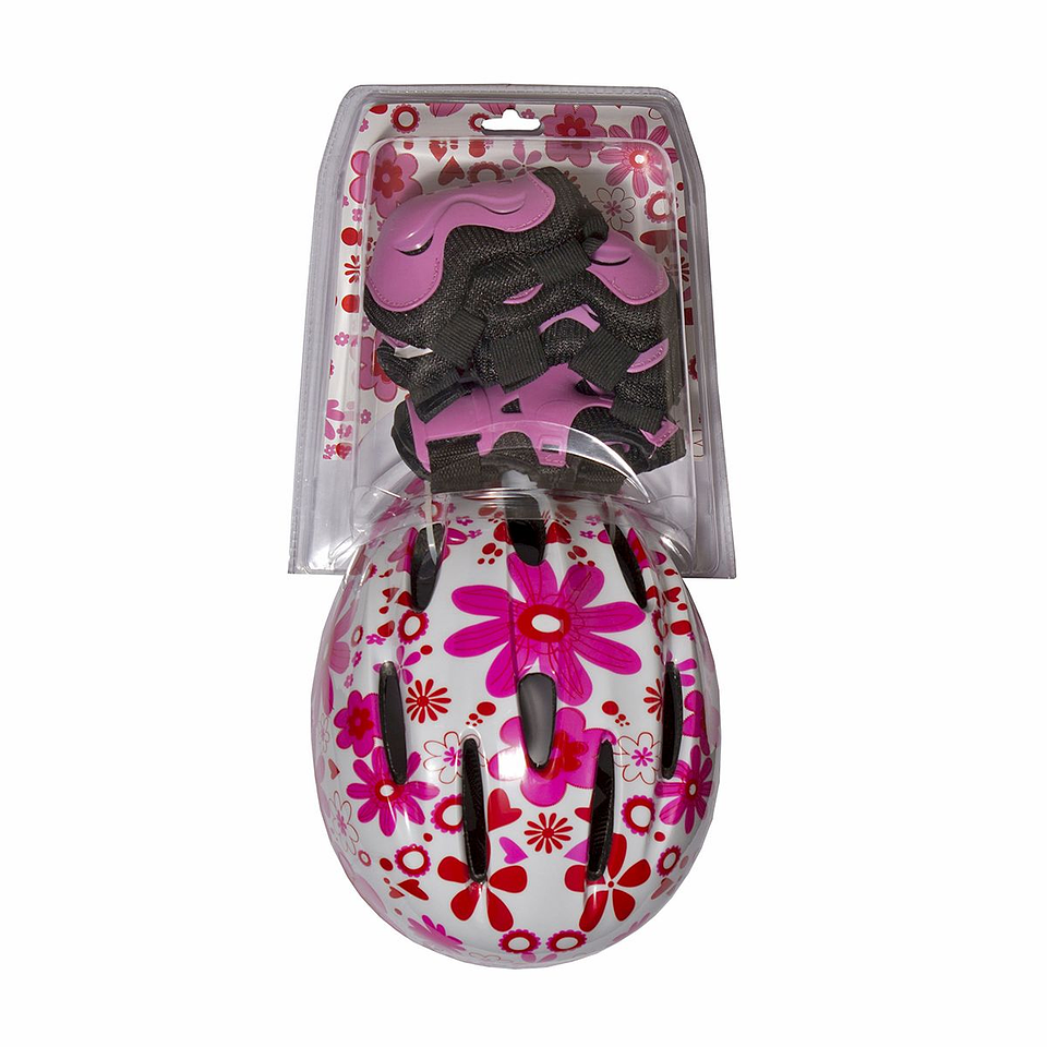 Set de casco y protecciones Hook Rosado HK-330 2