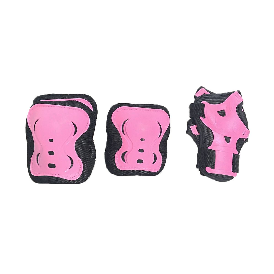 Set de casco y protecciones Hook Rosado HK-330 3