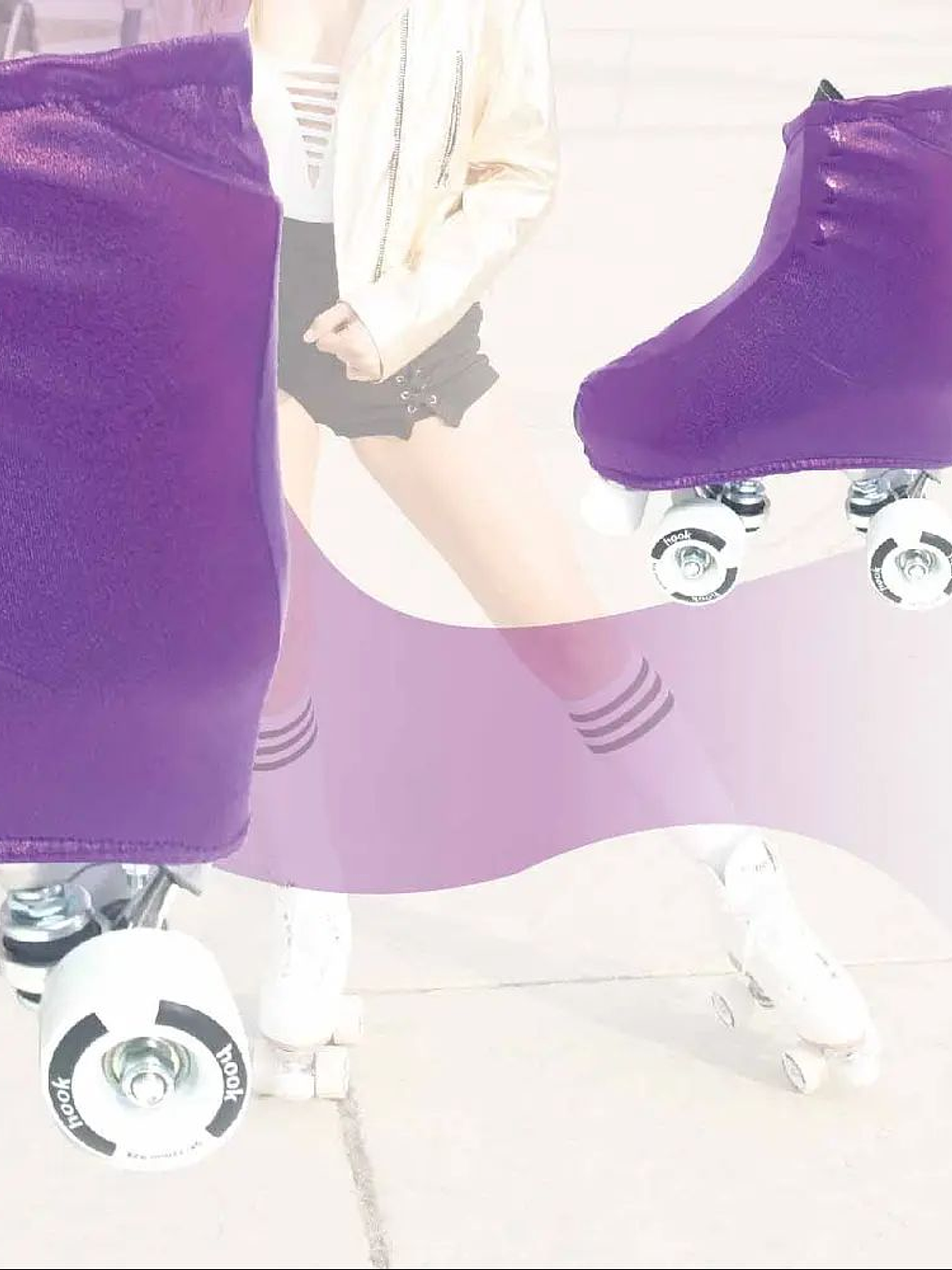 Cubre patines Hook morado 4