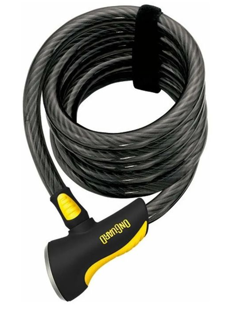 Candado Bicicleta OnGuard Doberman Espiral C/LLAVE 185cm x 10mm 1