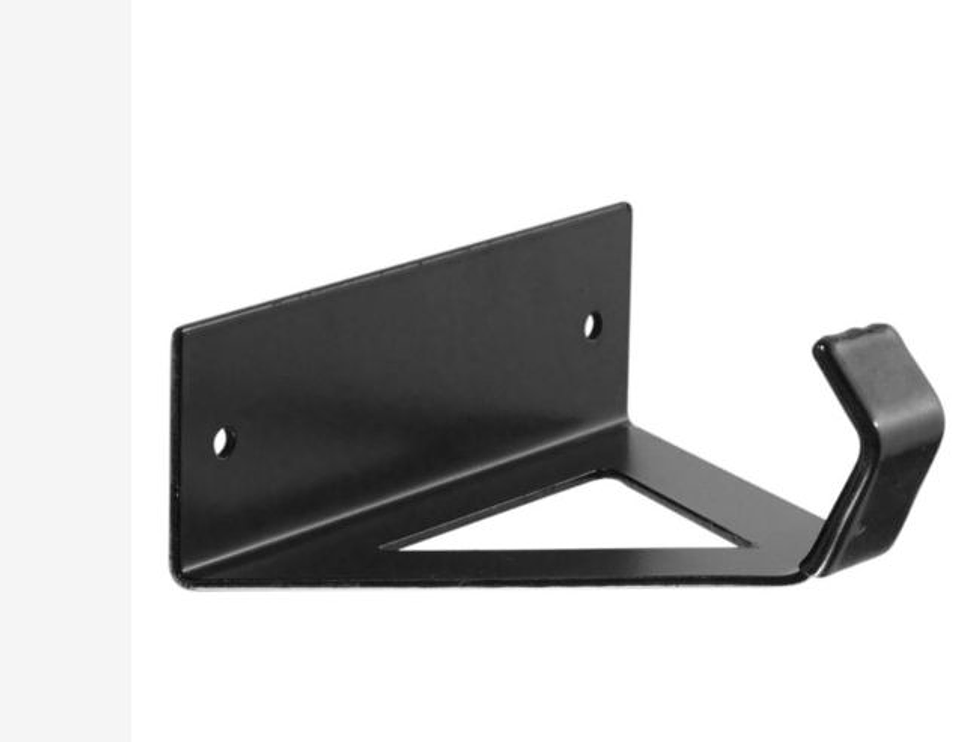 Gancho para bicicleta 18x5.5 x 16.5cm Acero Negro 1