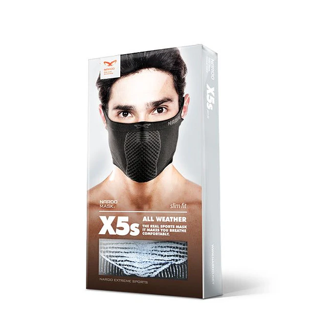 Bandana Deportiva Slim-Fit Sin Cuello Reversible X5s -Negro 2