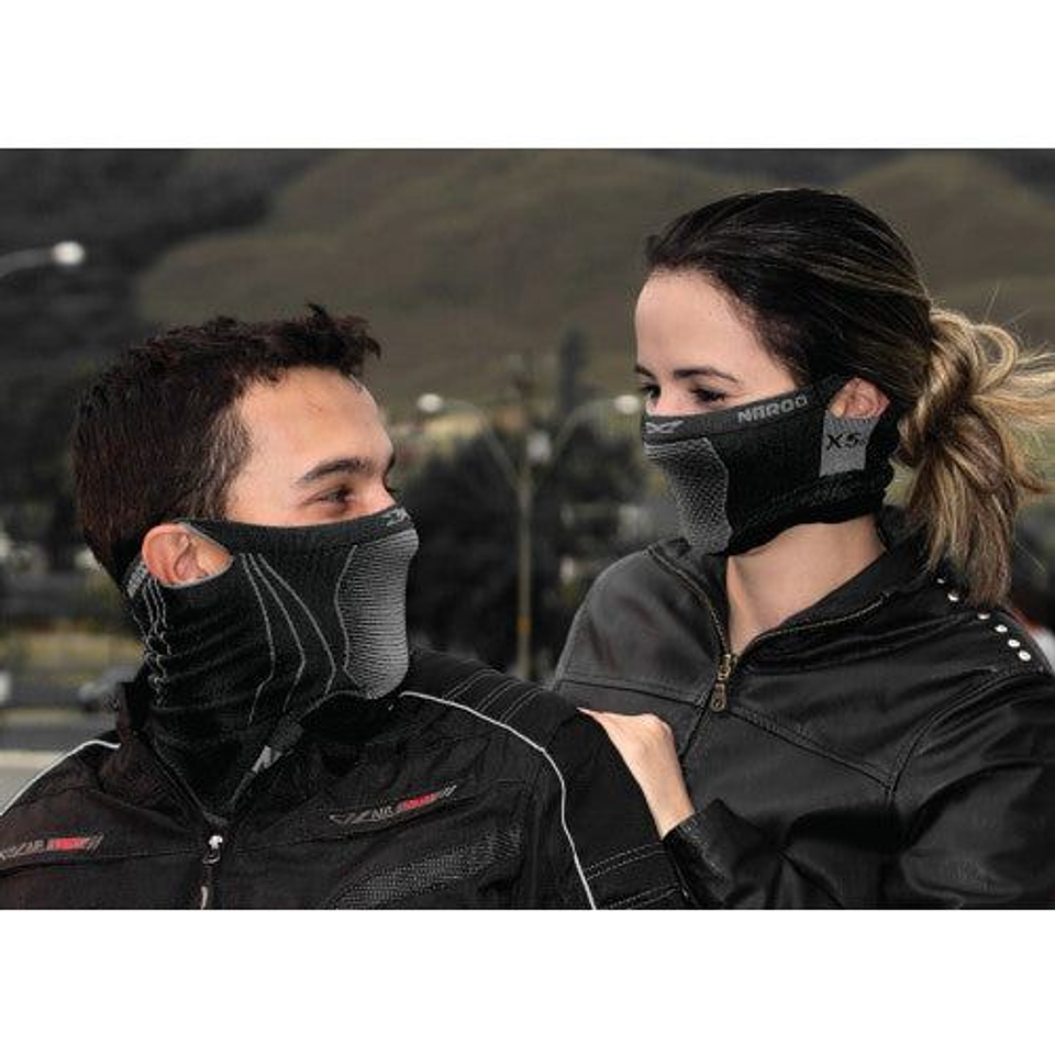 Bandana Deportiva Slim-Fit Sin Cuello Reversible X5s -Negro 4