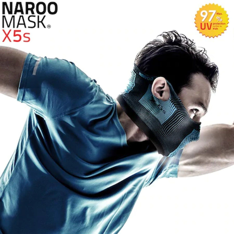 Bandana Deportiva Slim-Fit Sin Cuello Reversible X5s -Negro 5