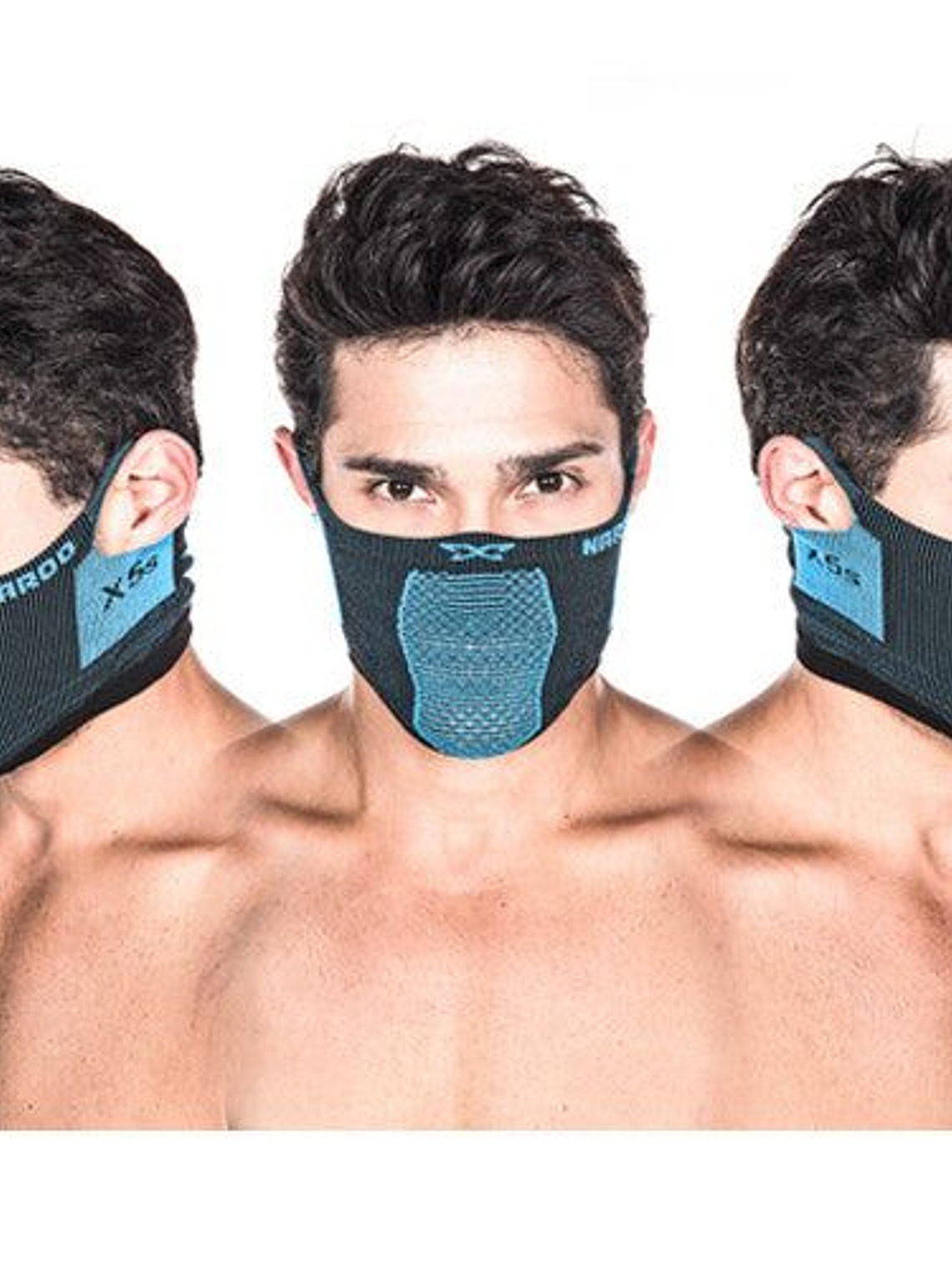 Bandana Deportiva Slim-Fit Sin Cuello Reversible X5s -Negro 6