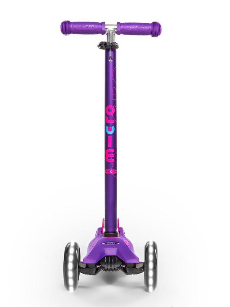 Scooter Maxi Deluxe LED Morado 2