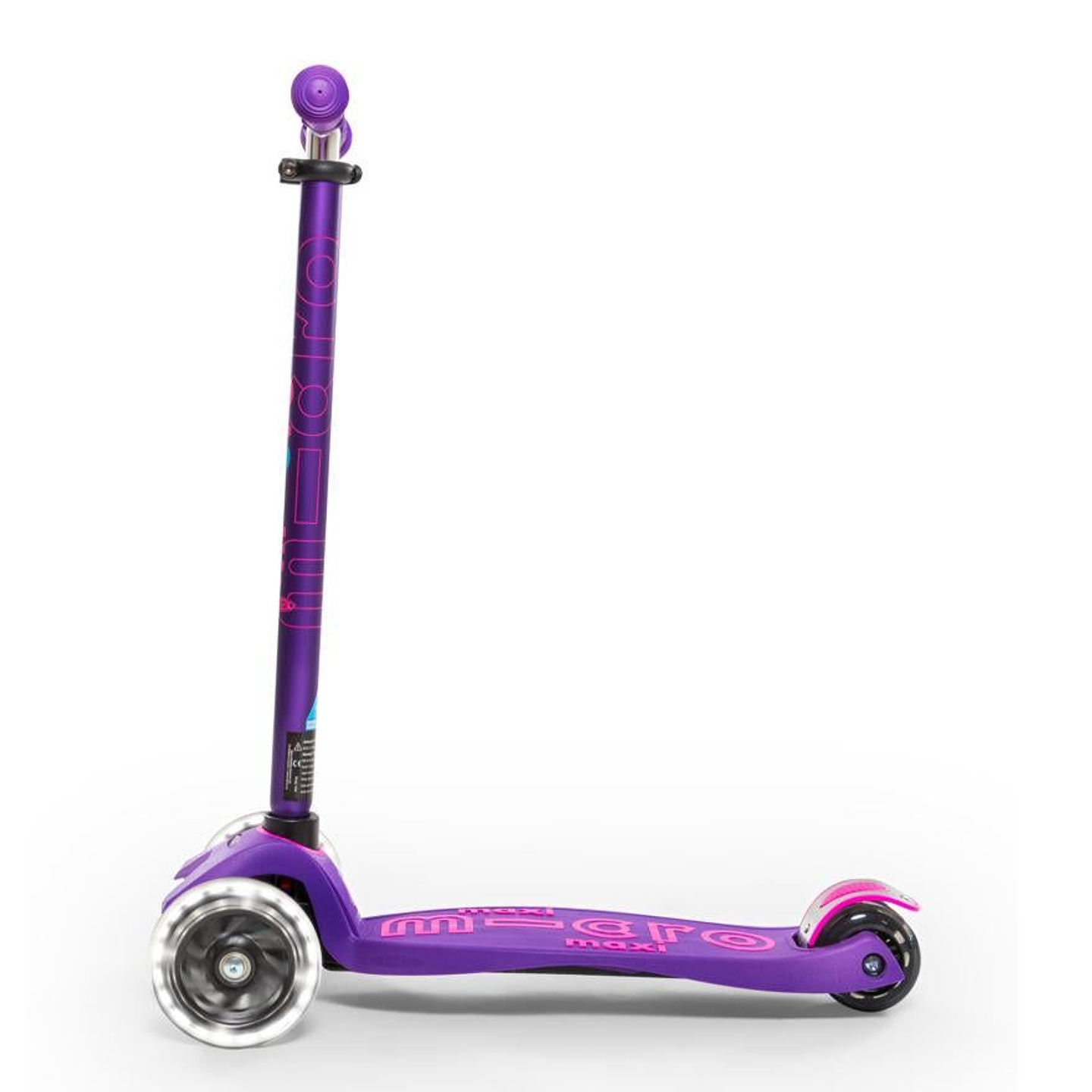 Scooter Maxi Deluxe LED Morado 3