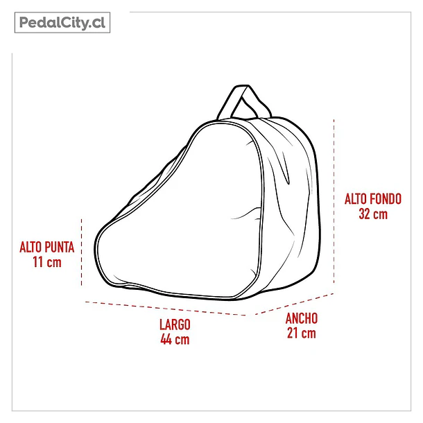 Bolso para patines Blackbull negro 4