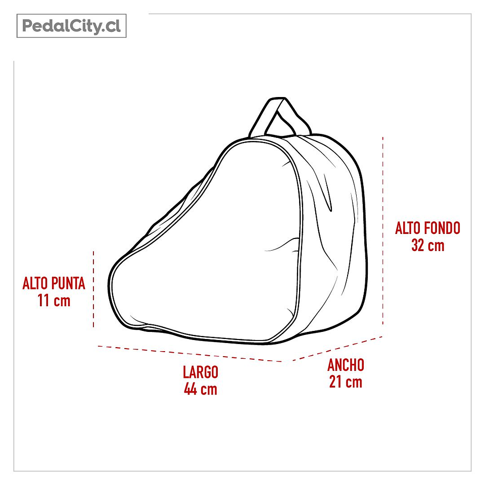 Bolso para patines Blackbull negro 4