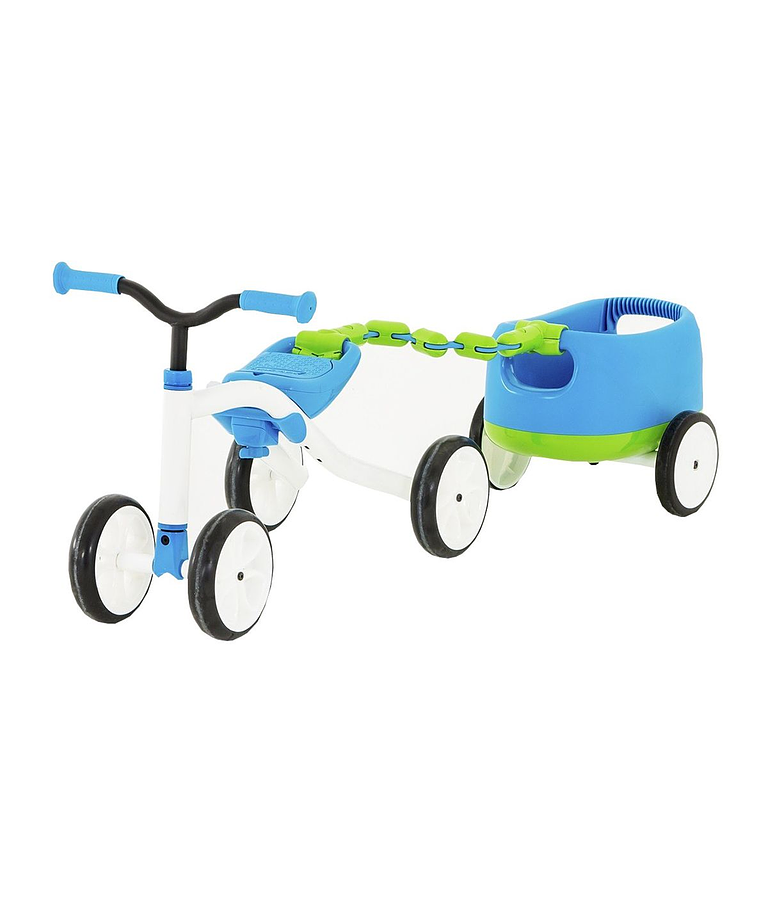 Correpasillo Quadie + carro azul