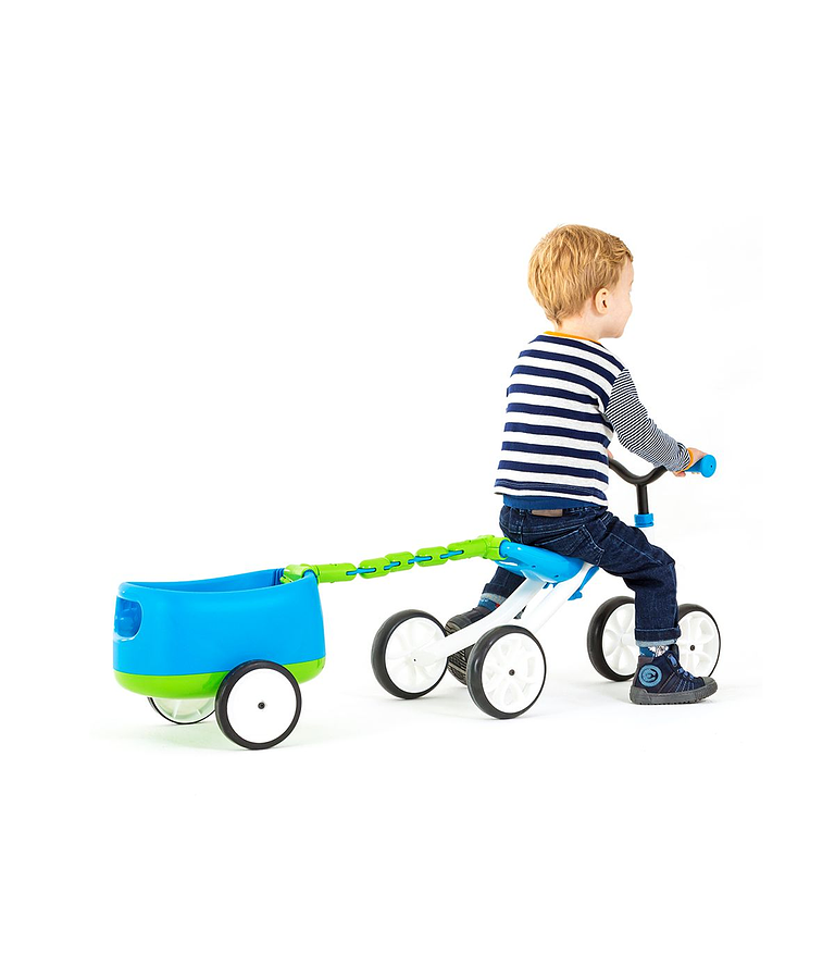 Correpasillo Quadie + carro azul