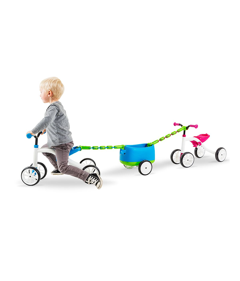 Correpasillo Quadie + carro azul