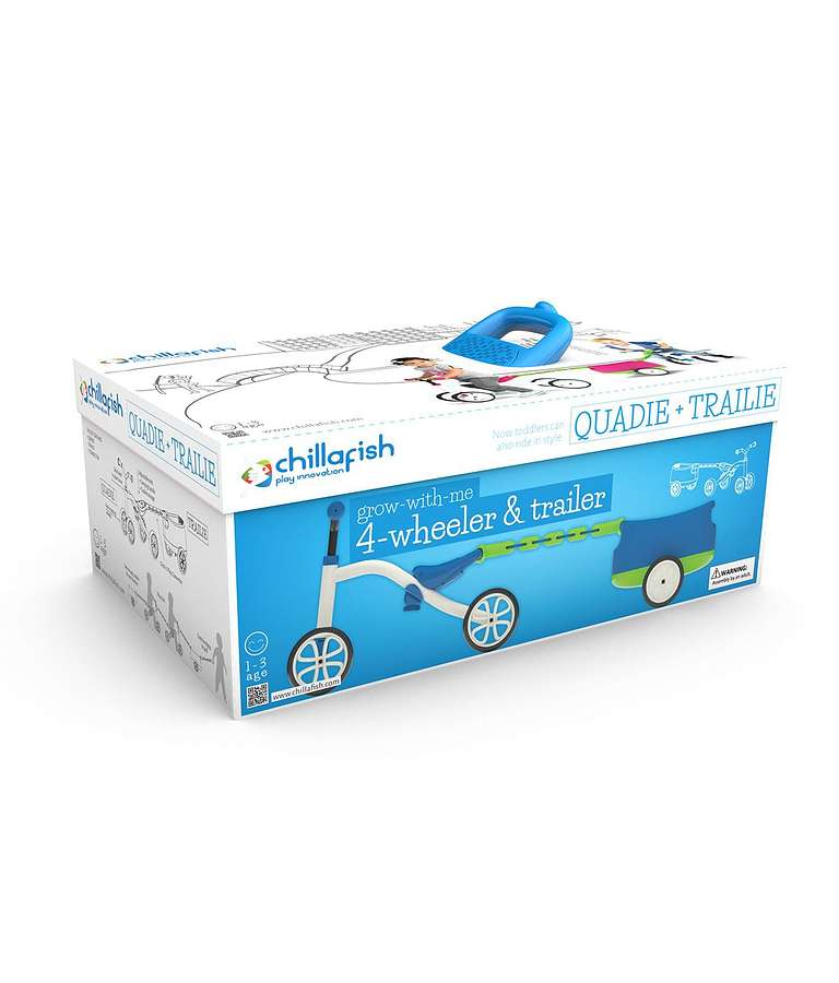 Correpasillo Quadie + carro azul