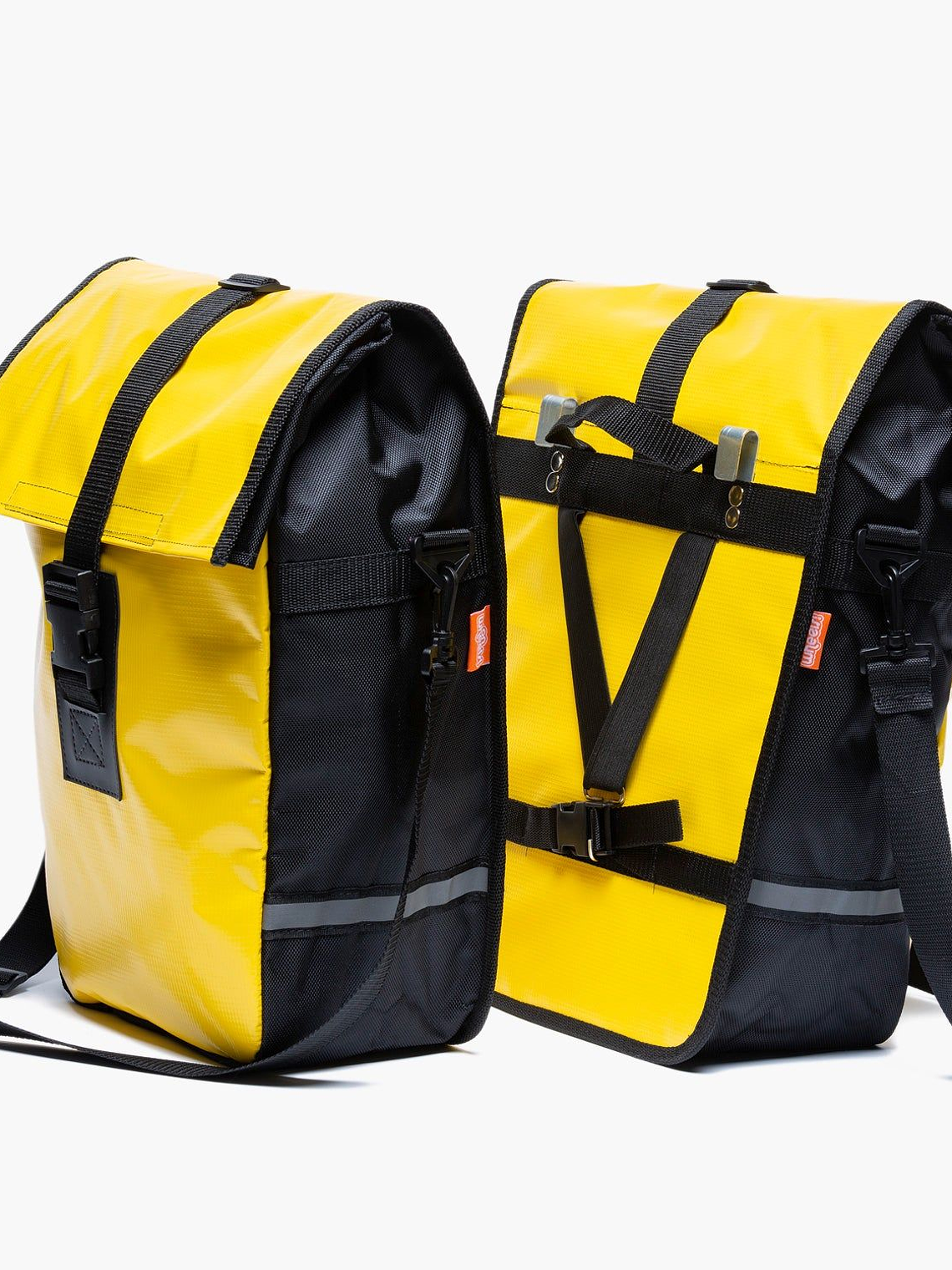 Alforja Australis OnWheels! impermeable amarilla 1