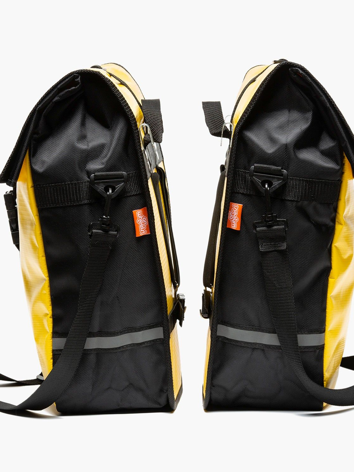 Alforja Australis OnWheels! impermeable amarilla 2