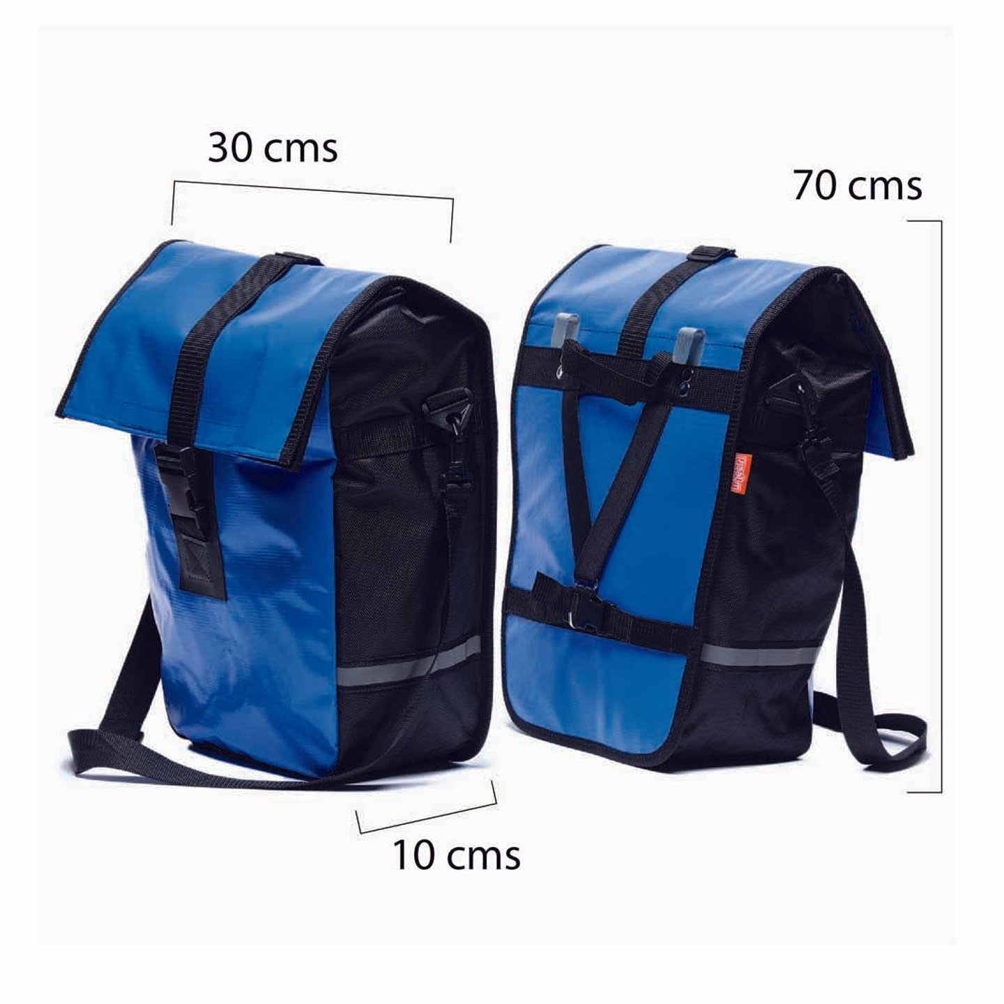 Alforja Australis OnWheels! impermeable azul 3