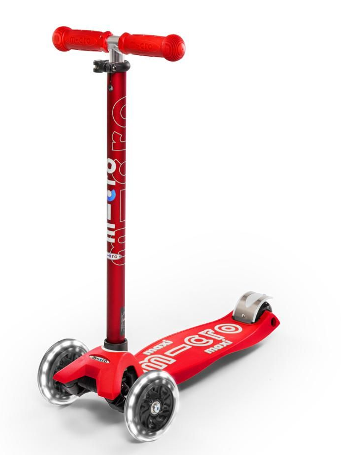 Scooter Maxi Deluxe LED Rojo 1