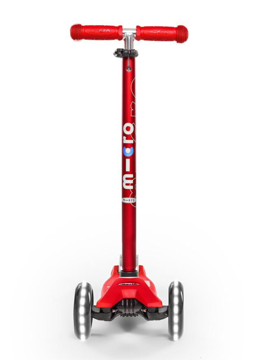 Scooter Maxi Deluxe LED Rojo 2