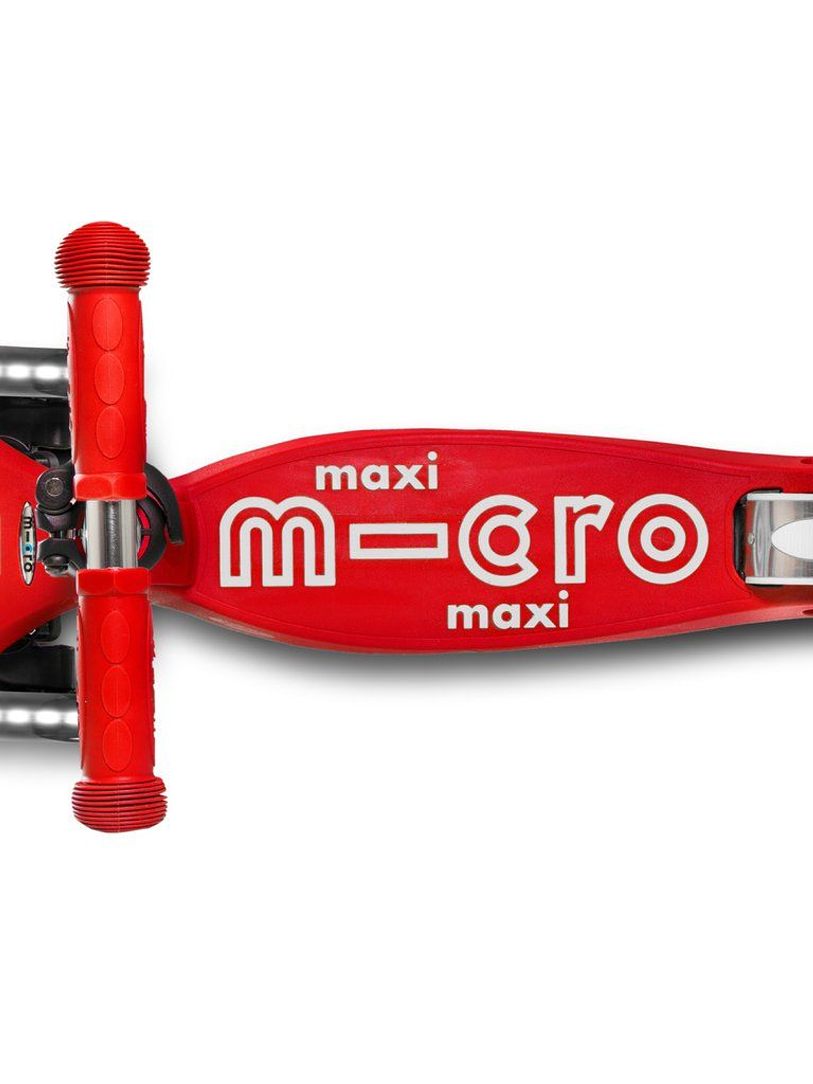 Scooter Maxi Deluxe LED Rojo 4