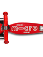 Scooter Maxi Deluxe LED Rojo - Thumbnail 4