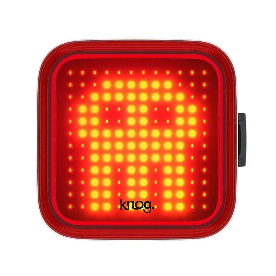 Luz Trasera Para Bicicleta Blinder Skull Black Rear 1