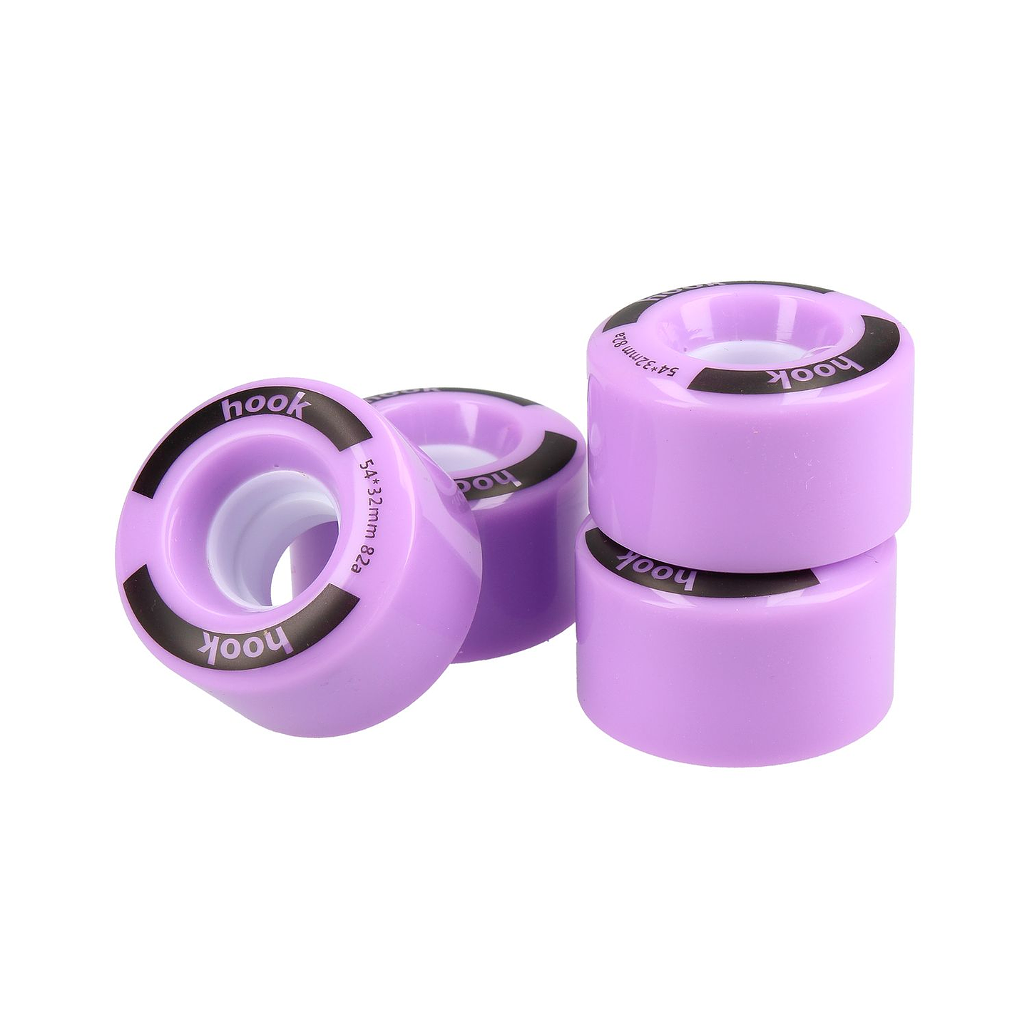 Ruedas para patín Moradas 54mm x 32mm 2