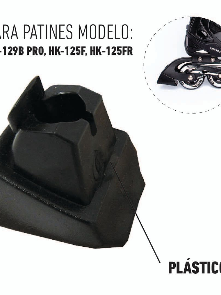 Freno para Patines en Linea Hook 3