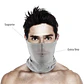 Bandanas Deportiva Tejido Extrafino Protección UV X1 - Negro - thumbnail 2
