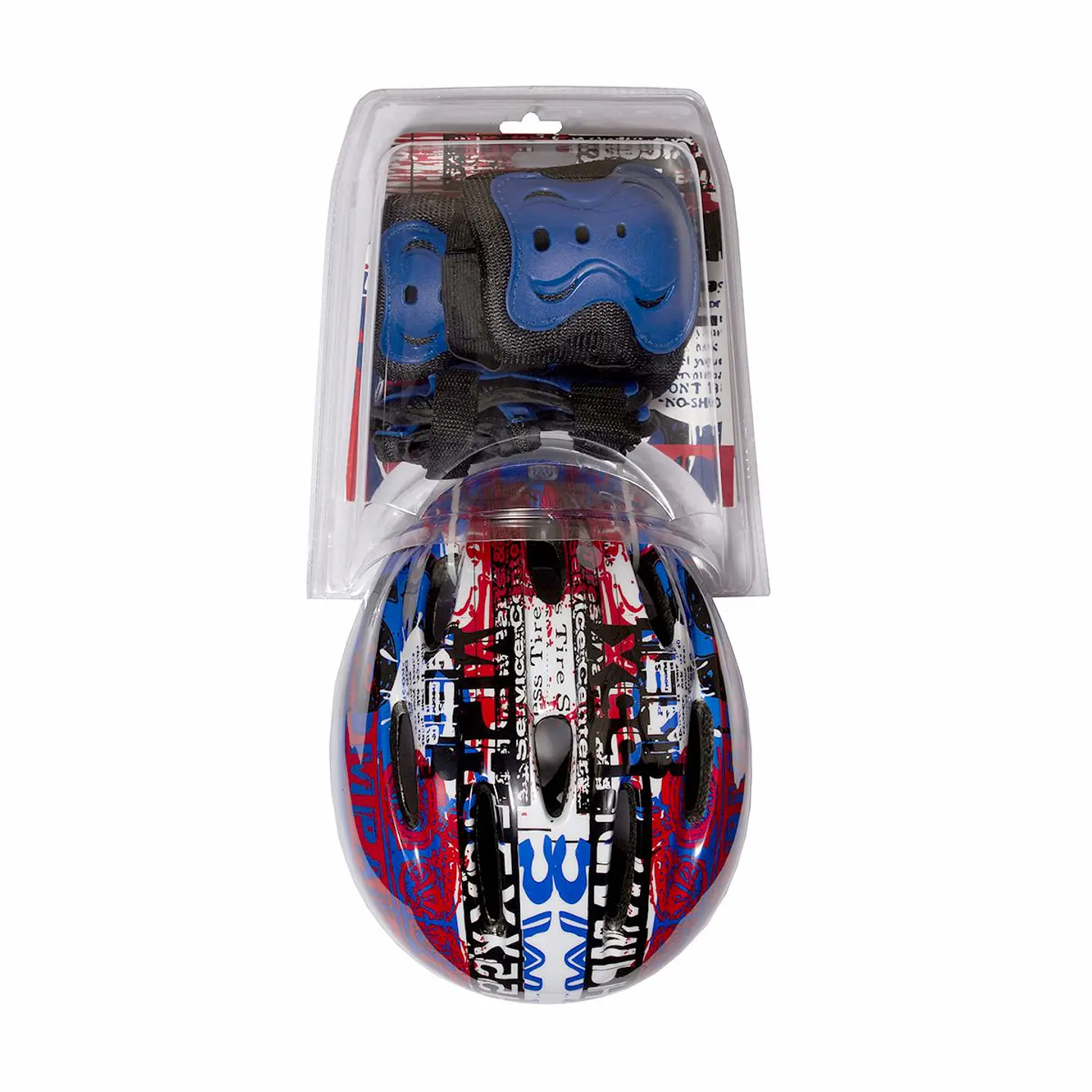 Set de casco y protecciones Hook Azul HK-331 2