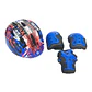 Set de casco y protecciones Hook Azul HK-331 - Miniatura 3