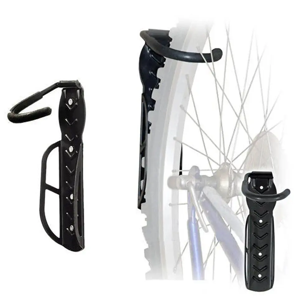 Gancho porta bicicletas- soporte de pared muro 1