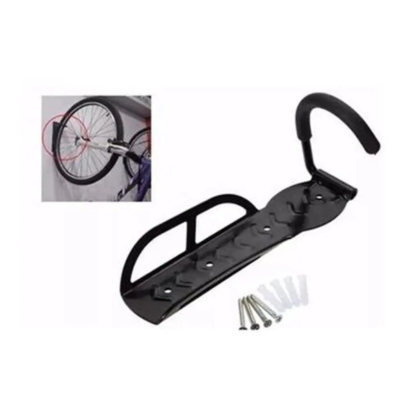Gancho porta bicicletas- soporte de pared muro 6