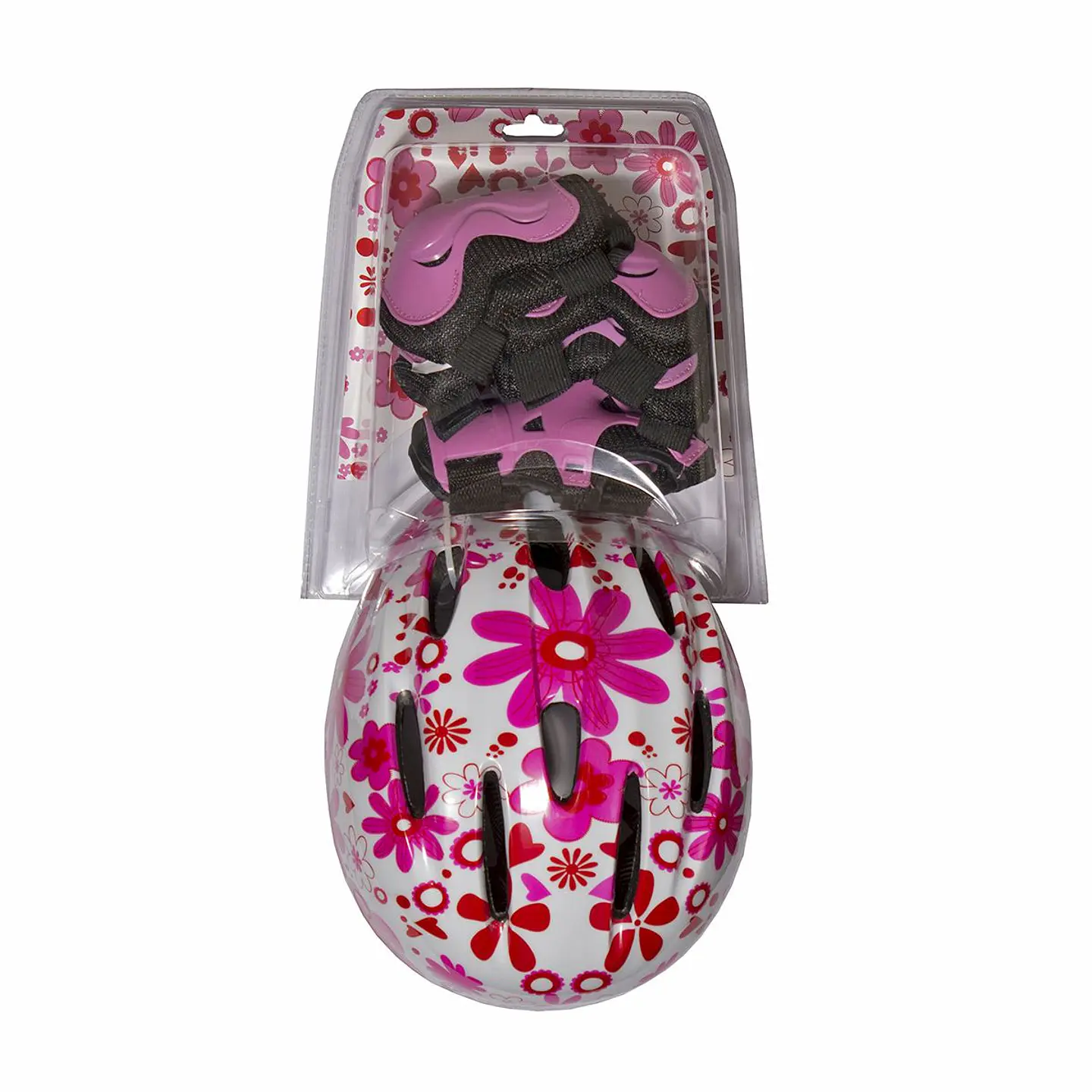 Set de casco y protecciones Hook Rosado HK-330 2