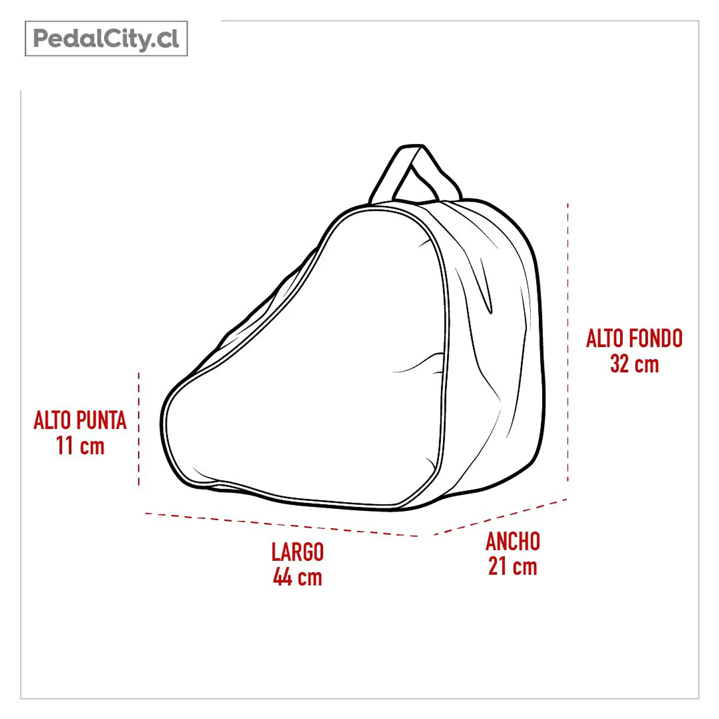 Bolso para patines Blackbull rosado 5