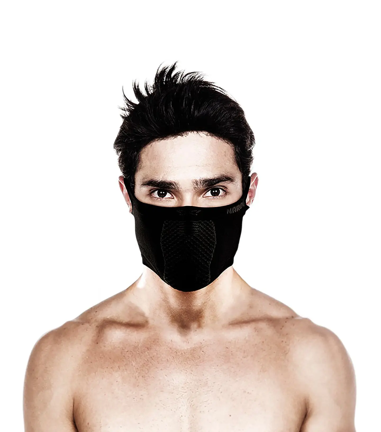 Bandana Deportiva Slim-Fit Sin Cuello Reversible X5s -Negro 1
