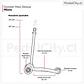 Scooter Maxi Deluxe LED Rojo - Miniatura 5