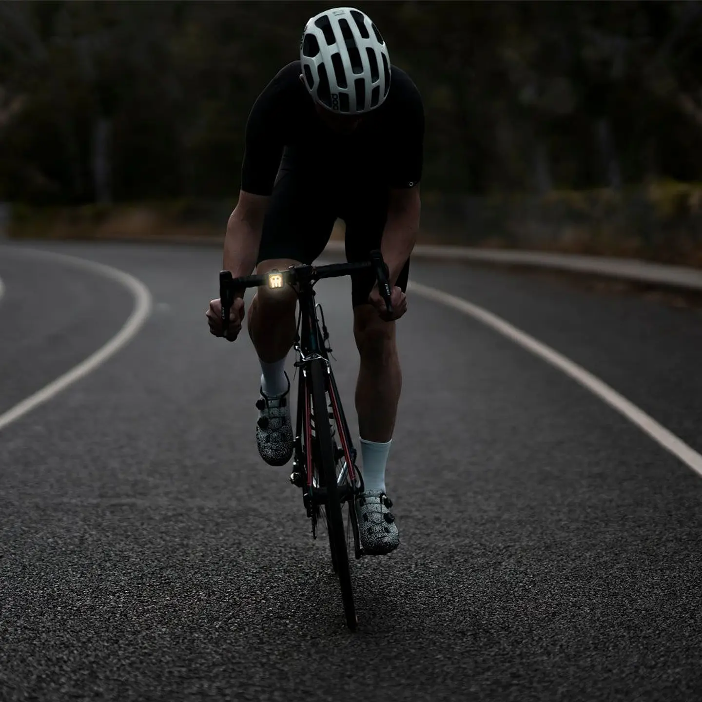 Luz Trasera Para Bicicleta Blinder Skull Black Rear 5
