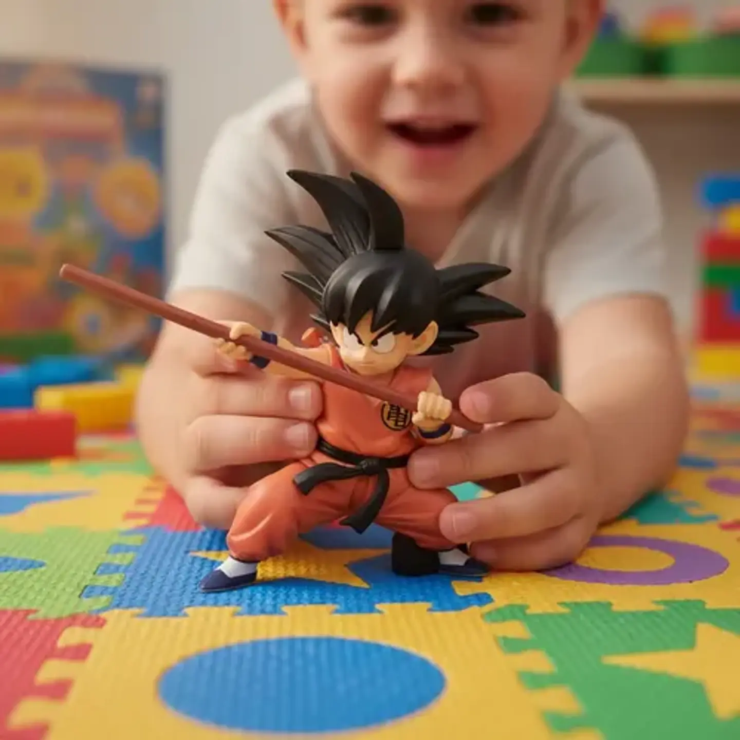 Test Figura De Ação Dragon Ball Goku Menino 2