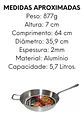 Frigideira Alumínio Restaurante N°36 Cozinha - thumbnail 4