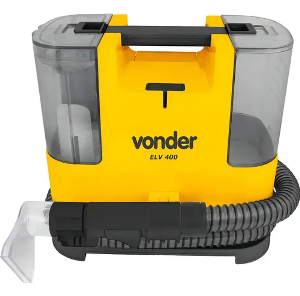 Extratora Portátil Para Limpeza Estofados Elv400 Vonder Amarelo 127v 2