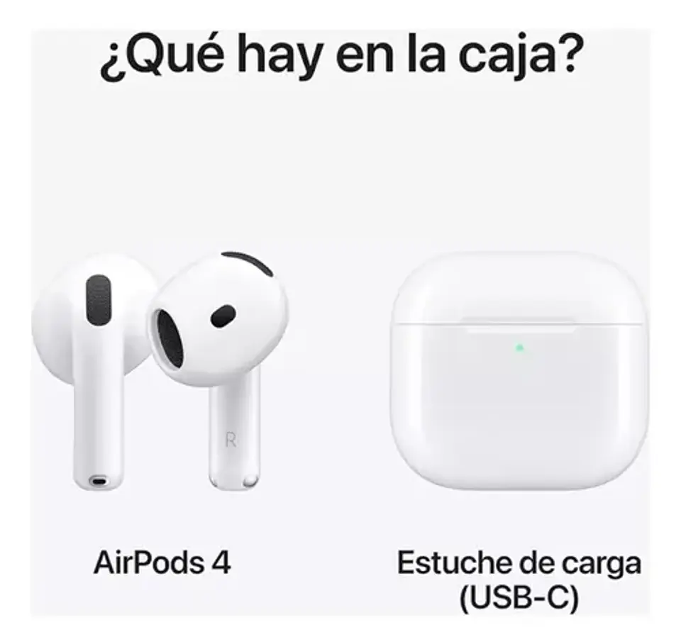 Apple AirPods 4 - Excelente (Reacondicionado) 5