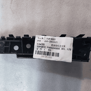 SOPORTE PARACHOQUE DELANTERO IZQUIERDO TIGGO 2