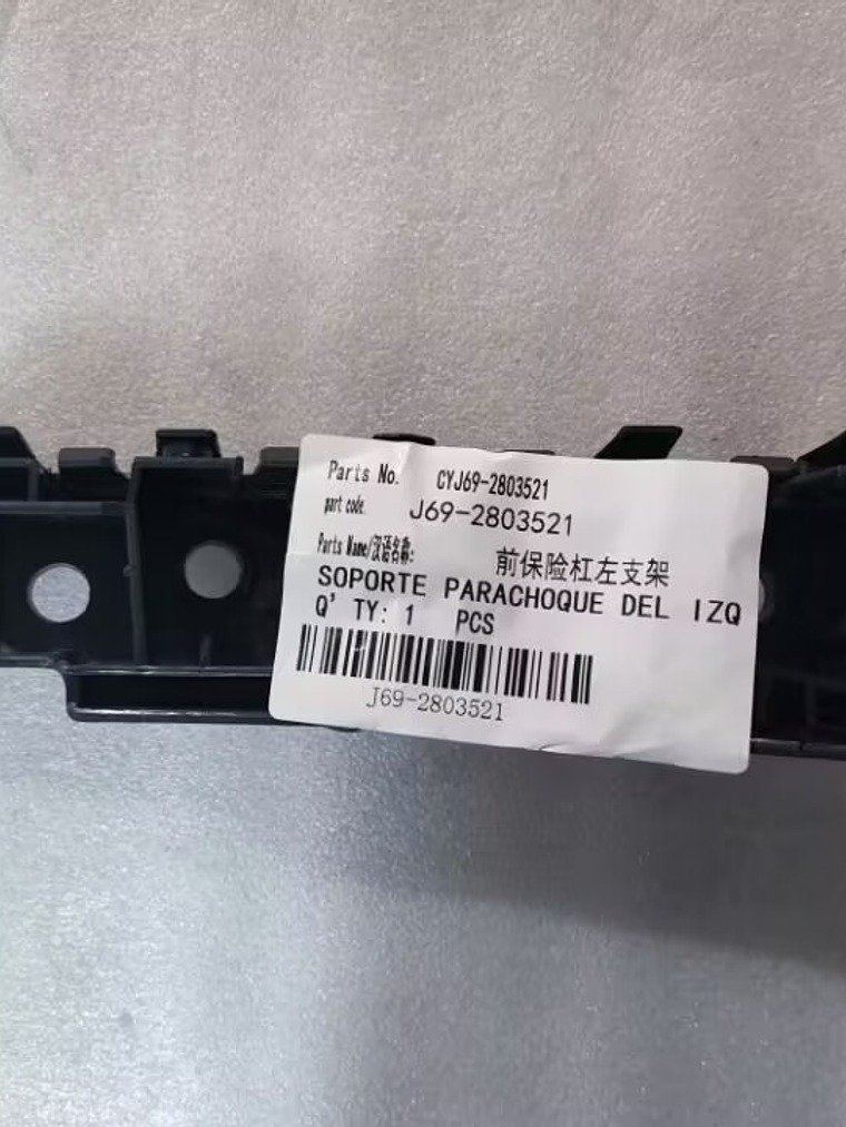 SOPORTE PARACHOQUE DELANTERO IZQUIERDO TIGGO 2 1