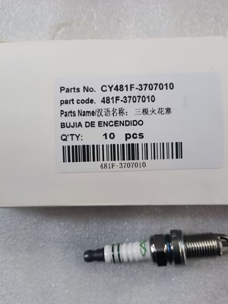 BUJIA ENCENDIDO TIGGO 2 Y PRO 1