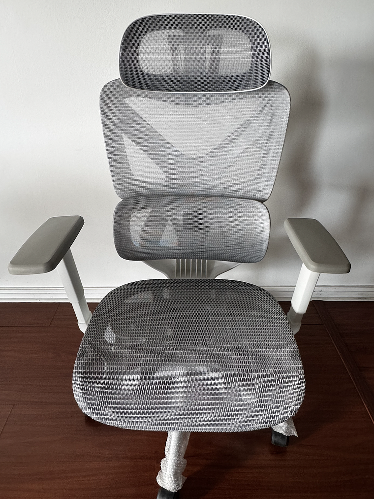 SILLA ERGONOMICA BLANCA -NET-FULL 1